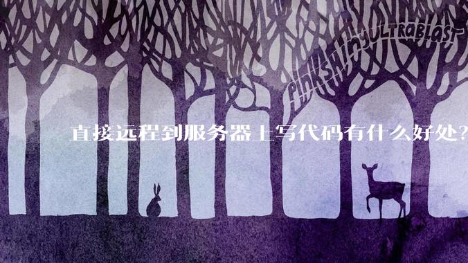 直接远程到服务器上写代码有什么好处？